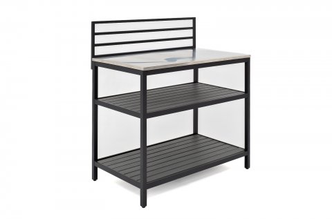 Модуль уличной кухни из алюминия БЕЙС (консоль открытая)