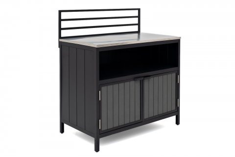 Модуль уличной кухни из алюминия БЕЙС (консоль закрытая)