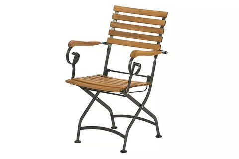 Стул LATA складной с подлокотниками